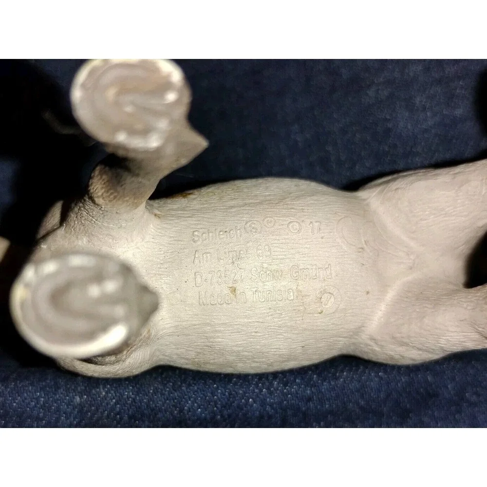 Schleich Toy White Horse Figure Braids, Clips Am‎ Line 69 Pony White-ish
